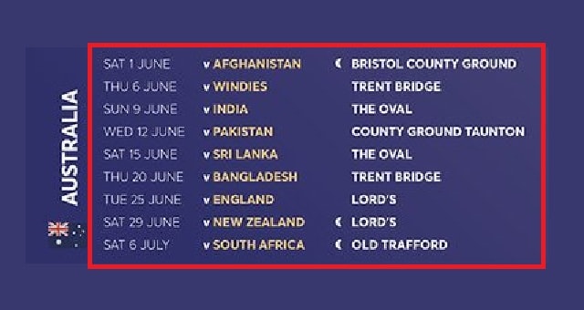 international cricket calendar